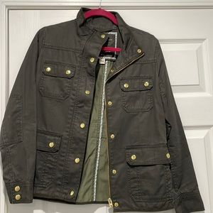 Jcrew Army Green Cargo Jacket